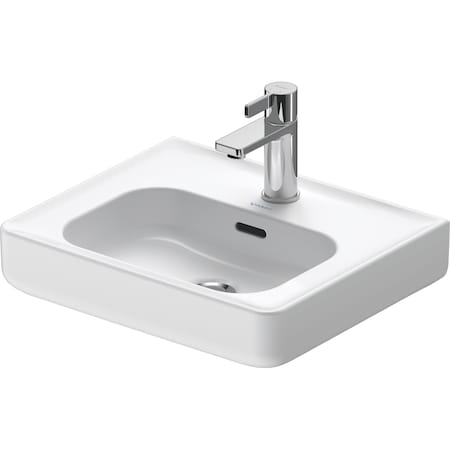 Soleil By Starck Hand Sink 17 3/4  White High Gloss, Number Of Faucet Holes: 1, Overflow -